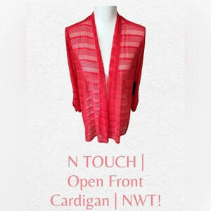 N TOUCH | Open Front Cardigan | NWT!